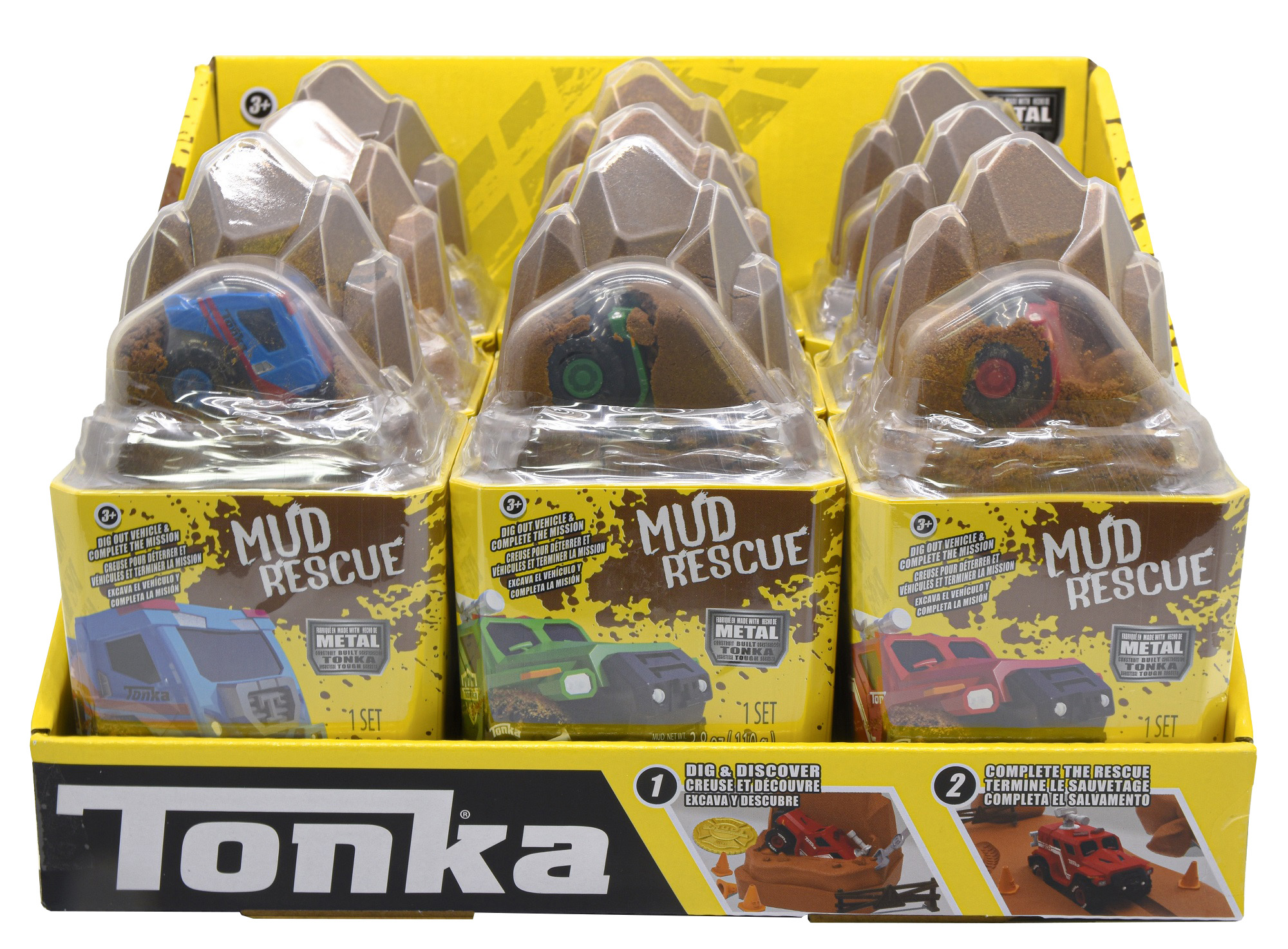 

Машинка метал. с тестом і аксесуарами (4 види) Tonka (6583033)