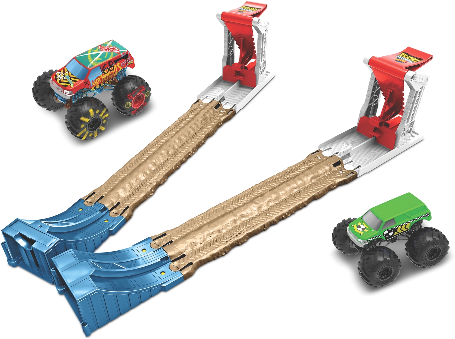 

Игровой набор Hot Wheels Двойной старт серии "Monster Trucks" (GYC80)