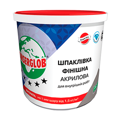 

Шпаклевка финишная акриловая Anserglob, 30 кг. (09210)