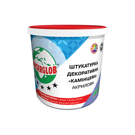 

Декоративная акриловая штукатурка Anserglob «камешковая» 1,0 мм белая, 25 кг. (15266)