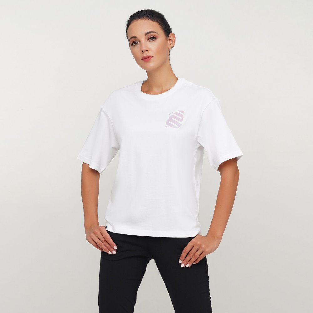 

Женская футболка Anta Ss Tee Белый 40 (ant862038135-1)