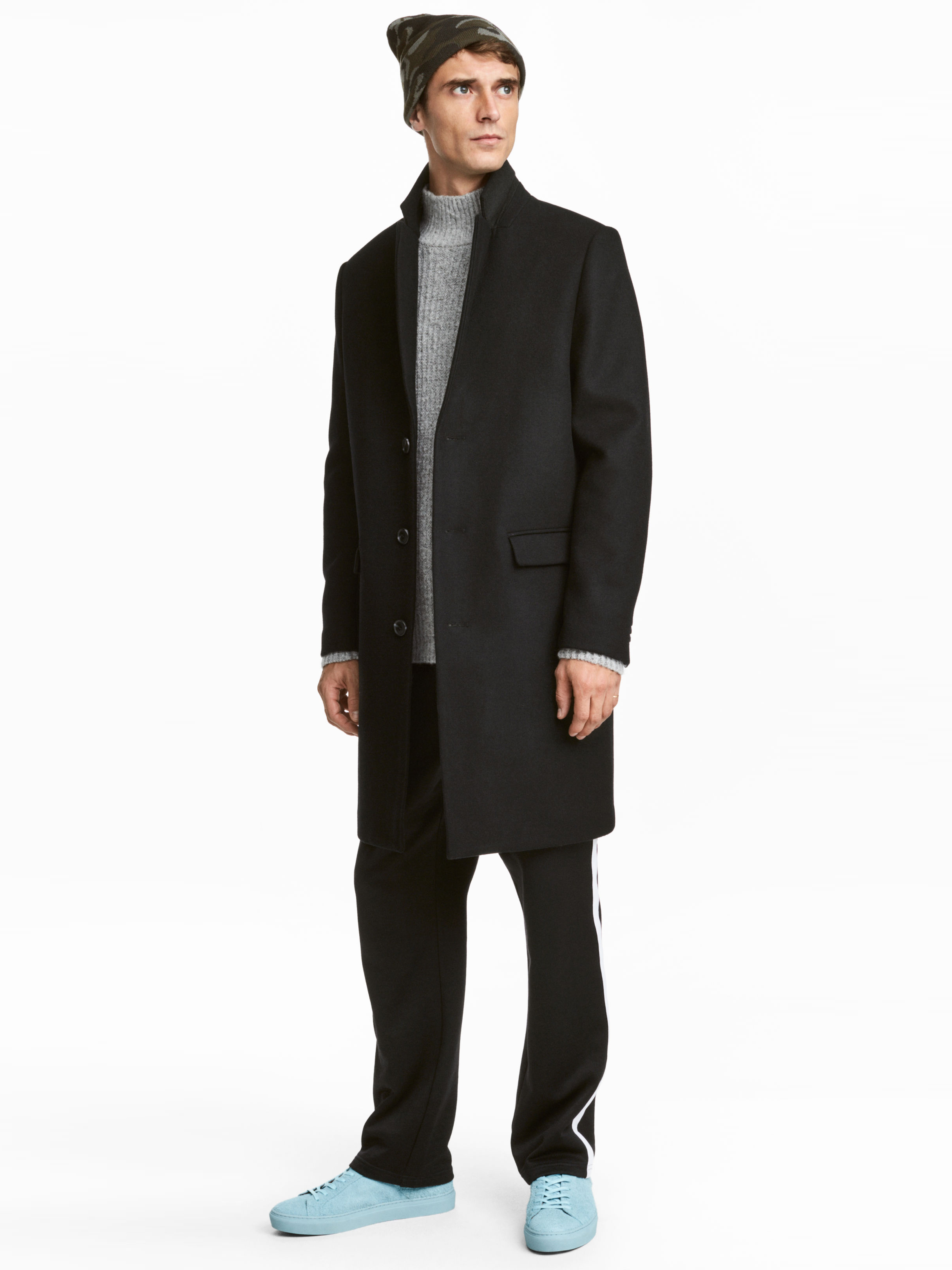

Пальто H&M 5014066-AAAD 44 Черное