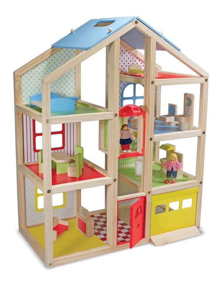 

Кукольный домик Melissa&doug с подъемником и мебелью (MD2462)