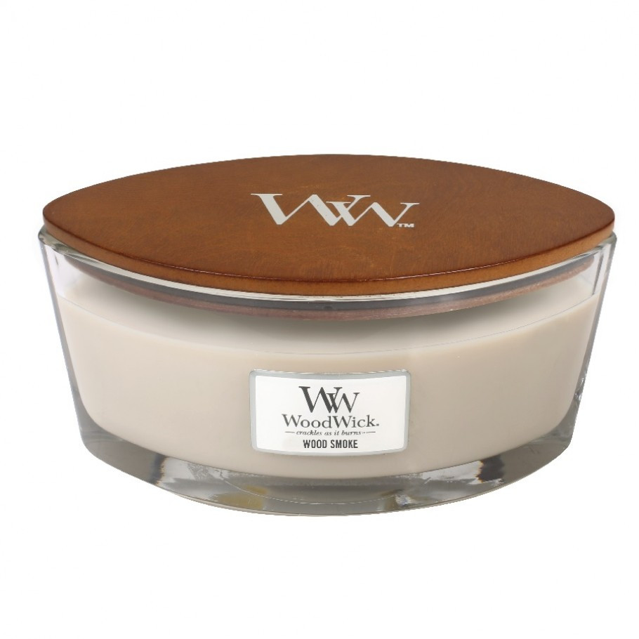 

Ароматическая свеча WoodWick Ellipse Wood Smoke 453 г