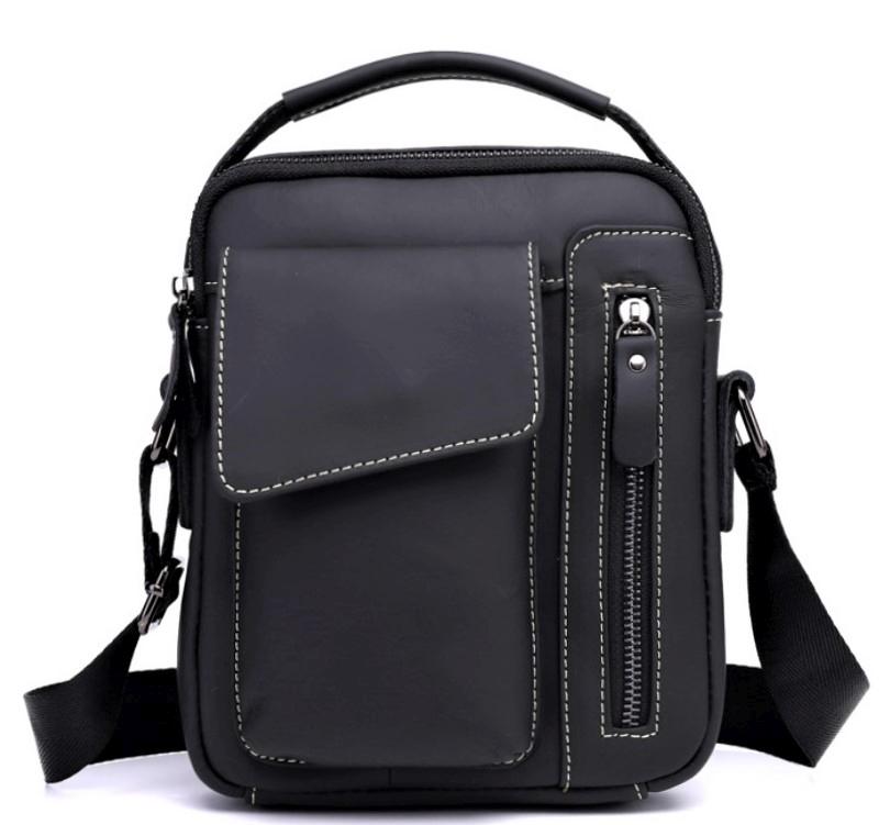 

Мужской кожаный мессенджер через плечо Tiding Bag A25F-90119A