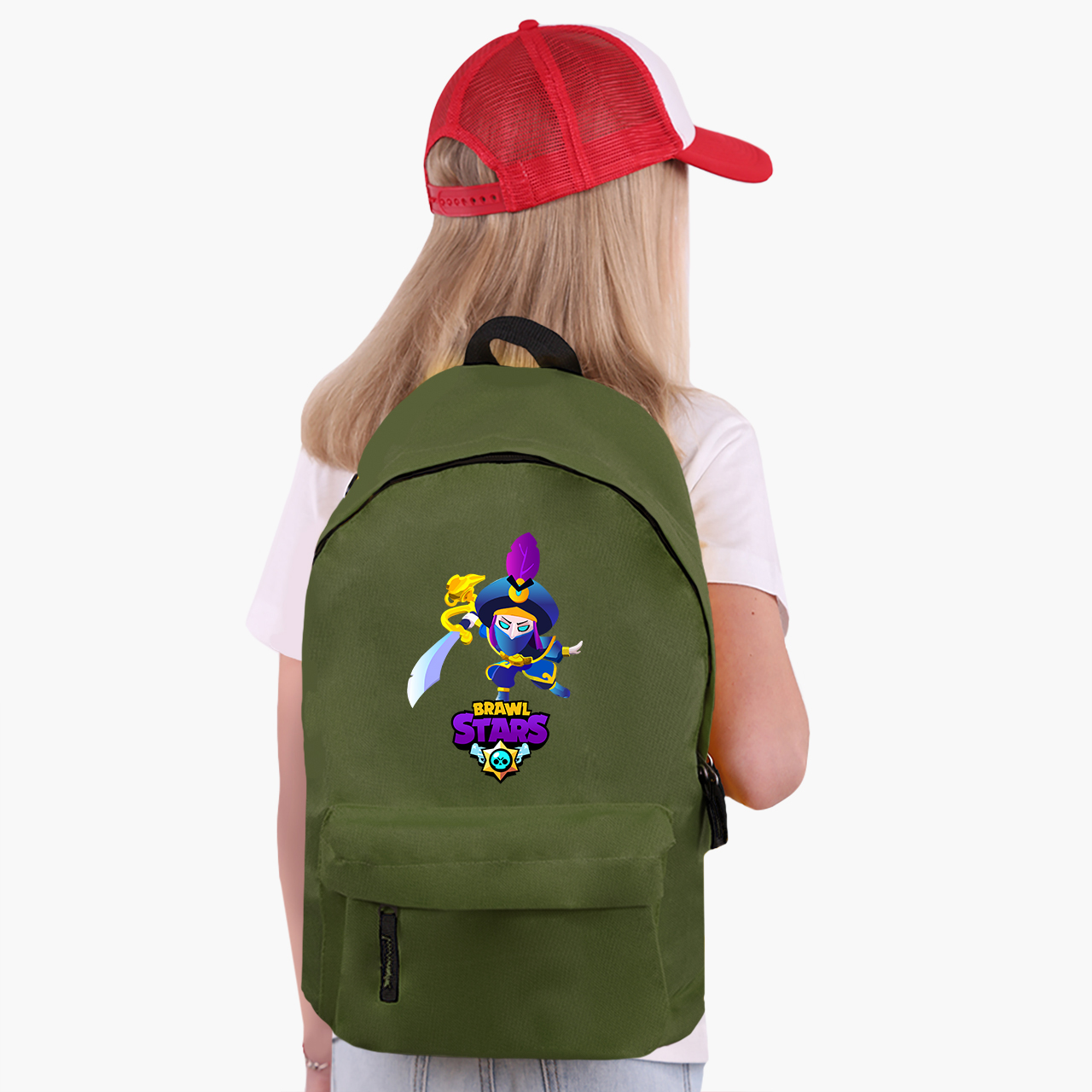 

Рюкзак детский Бравл Старс Роуг Коварный Мортис (Brawl Stars Rogue Mortis) (9263-2633) 17 л Хаки