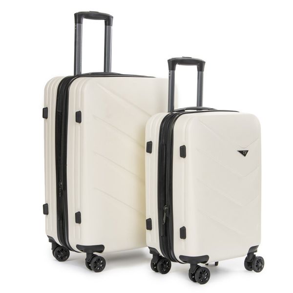 

Комплект чемоданов 2/1 ABS-пластик PODIUM 8340 white змейка 32029