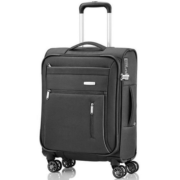 

Чемодан на 4 колесах черный Travelite Capri S 38 x 55 x 20 см tl089847-01