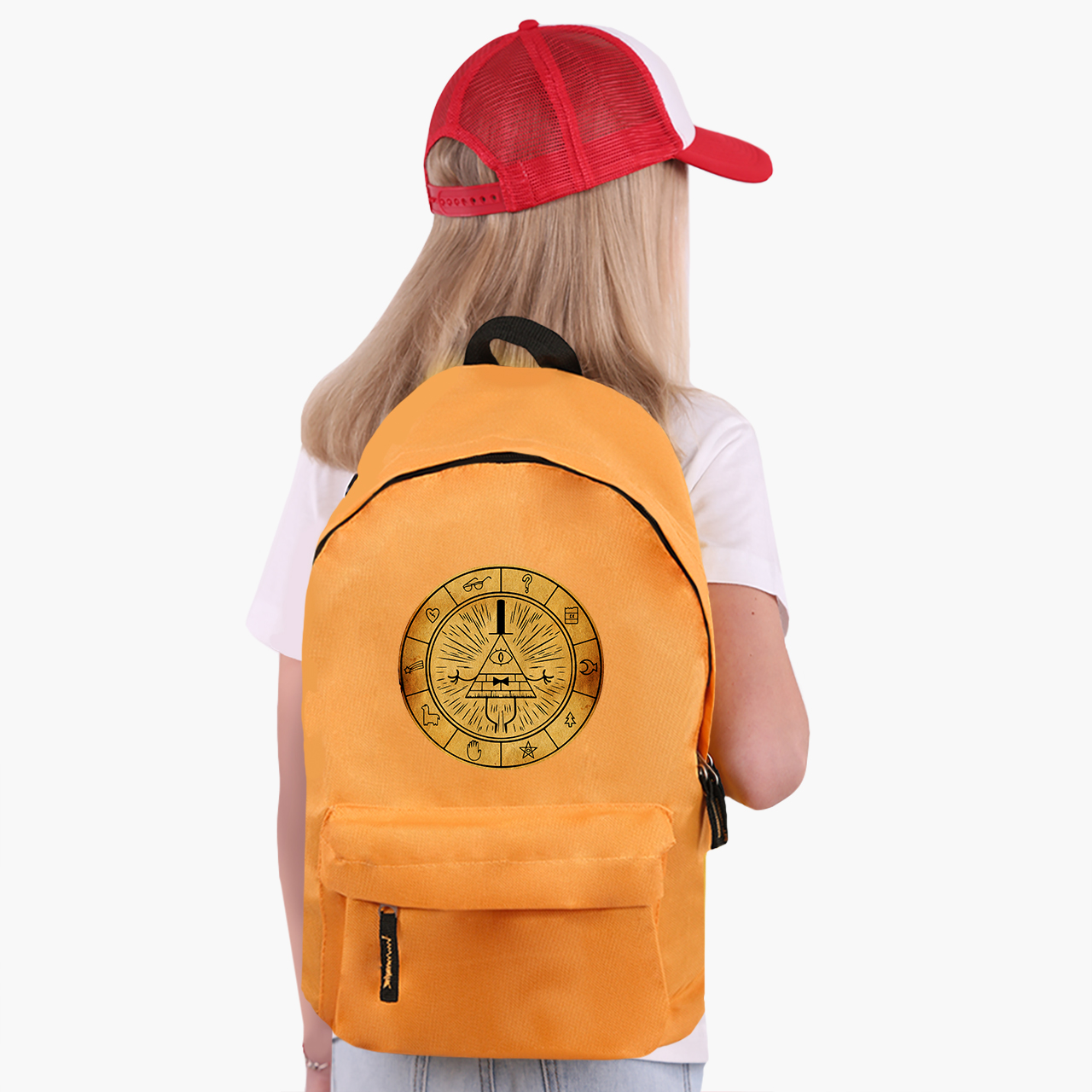 

Рюкзак детский Гравити Фолз Билл Шифр (Gravity Falls Bill Cipher) (9263-2627) 17 л Оранжевый