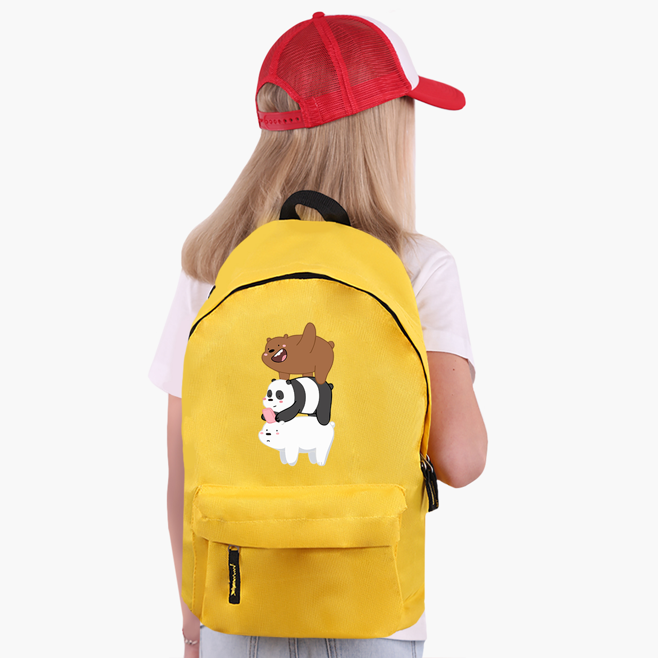 

Рюкзак детский Вся правда о медведях (We Bare bears) (9263-2643) 17 л Желтый