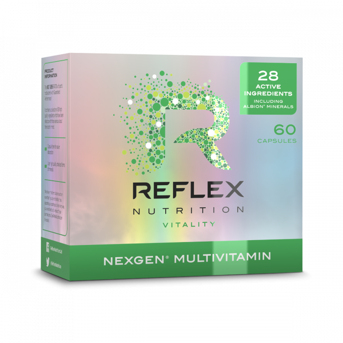 

Комплекс мультивитаминов Reflex Nutrition Nexgen® MultiVitamin 60 капсул (5033579073514)