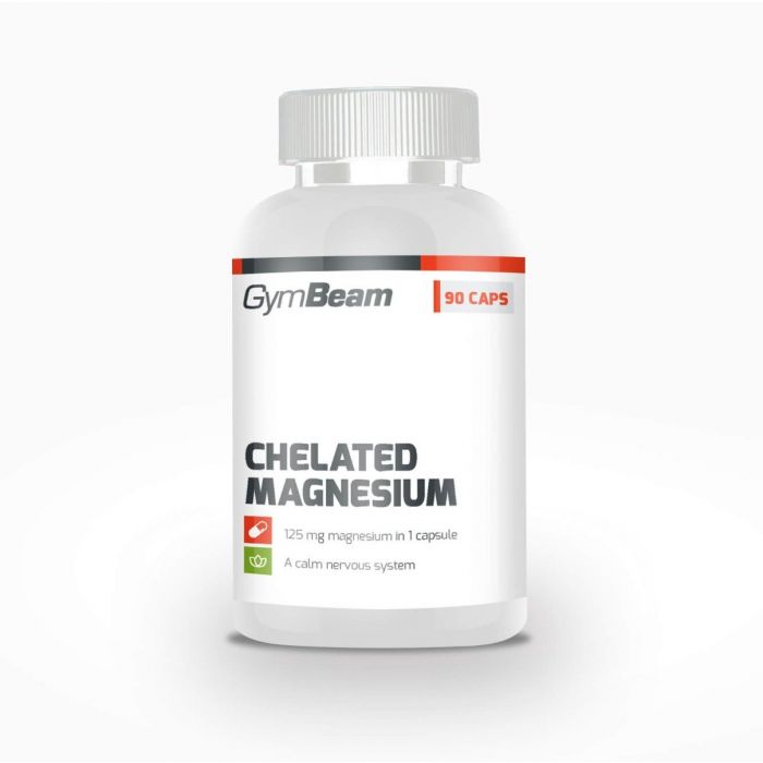 

Хелат магния GymBeam Chelated magnesium 90 капсул (8588007275390)