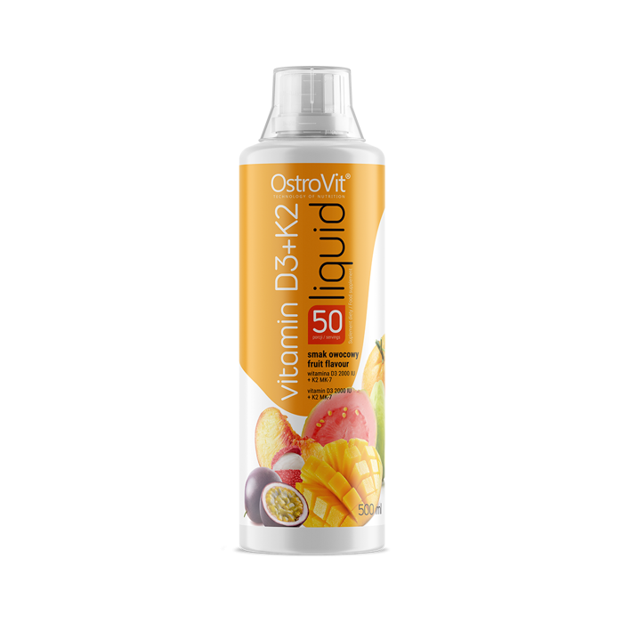 

Комплекс витаминов OstroVit D3 + K2 Liquid 500 мл фруктовый (5903246224634)