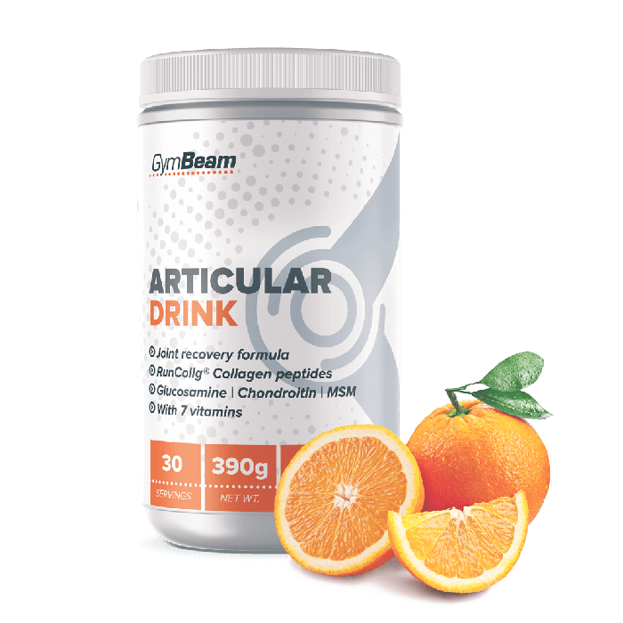 

Комплекс для суставов и связок GymBeam Articular Drink 390 г апельсин (8588006751697)