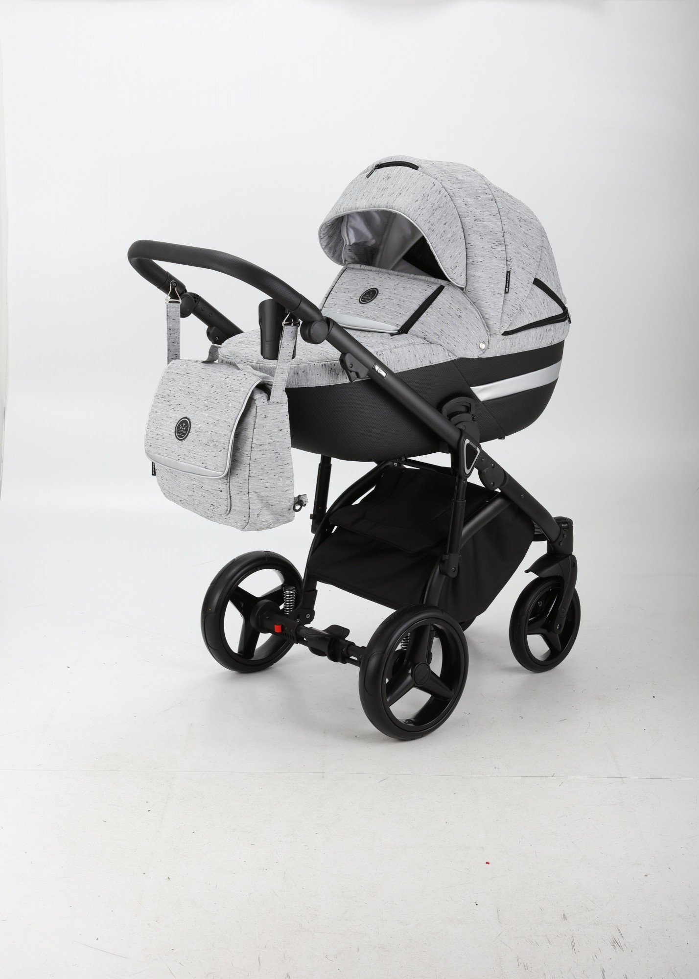 

Коляска Adamex Cortina CT-208 2 в 1 Серый