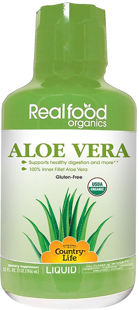 

Натуральная добавка Country Life Real food organics BASIC ALOE VERA 944 мл (015794091233)