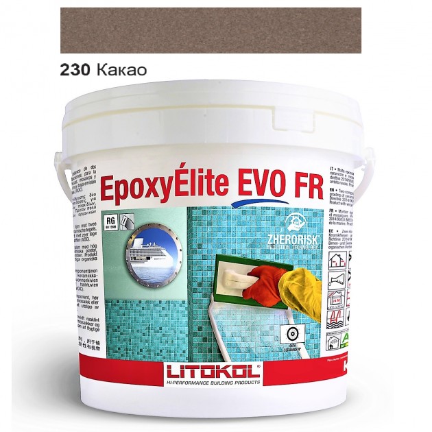 

Эпоксидная затирка для плитки Litokol EpoxyElite Evo 230 какао 10 кг