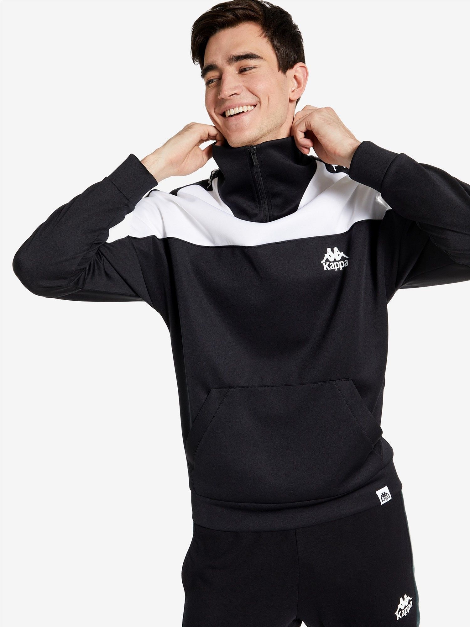 

Спортивная кофта Kappa 107820-BW 52-54 Черная с белым