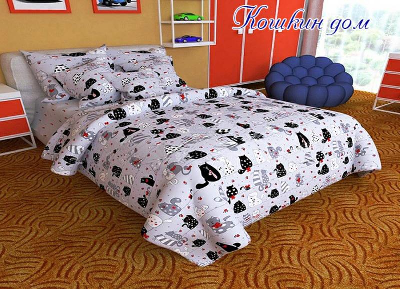 

Постельное белье Кошкин дом) TAG tekstil 1.5-спальный 000149395