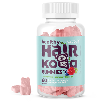 

Витамины OstroVit Healthy Hair Koala Gummies 90 таб Ягода (4384303168)