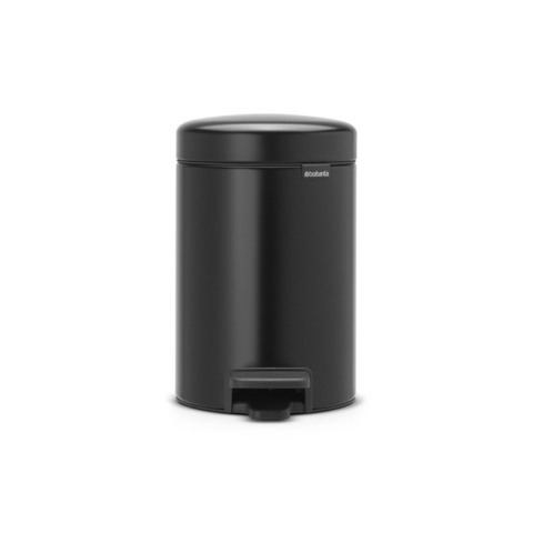 

Мусорный бак Brabantia Pedal Bin черный матовый 3л 113321