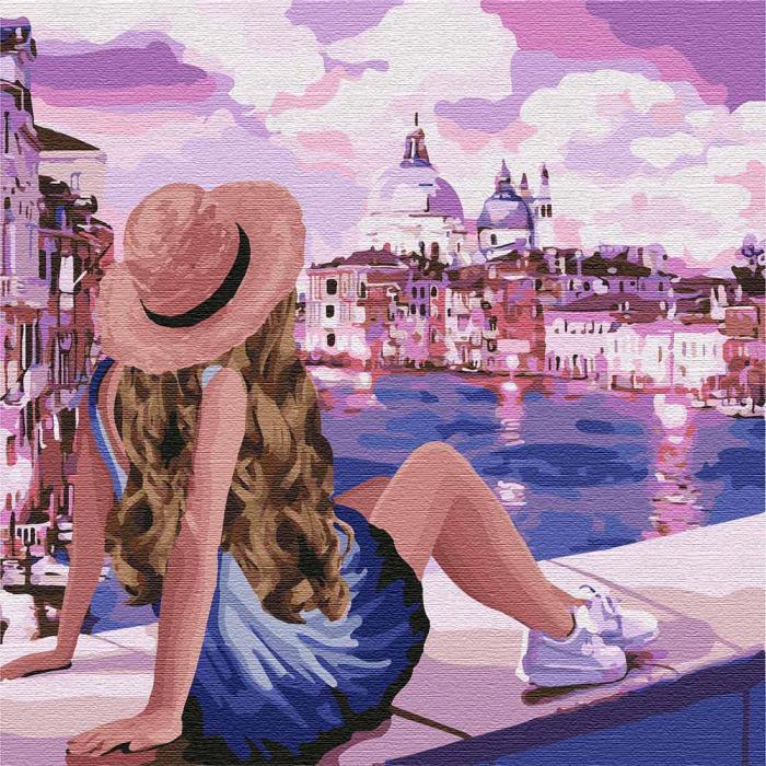 

Картина рисование по номерам Идейка Розовые мечты 3 40х40см КНО4742 набор для росписи краски, кисти, холст