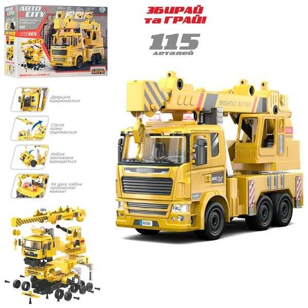 

Конструктор на шурупах "Машина-кран" Limo Toy (KB 022)