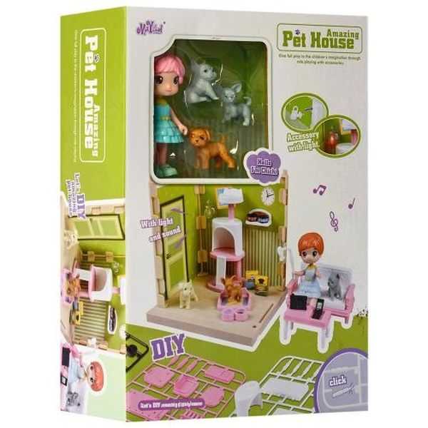 

Ігровий набір "Меблі: кімната для тварин" DIY (6202)