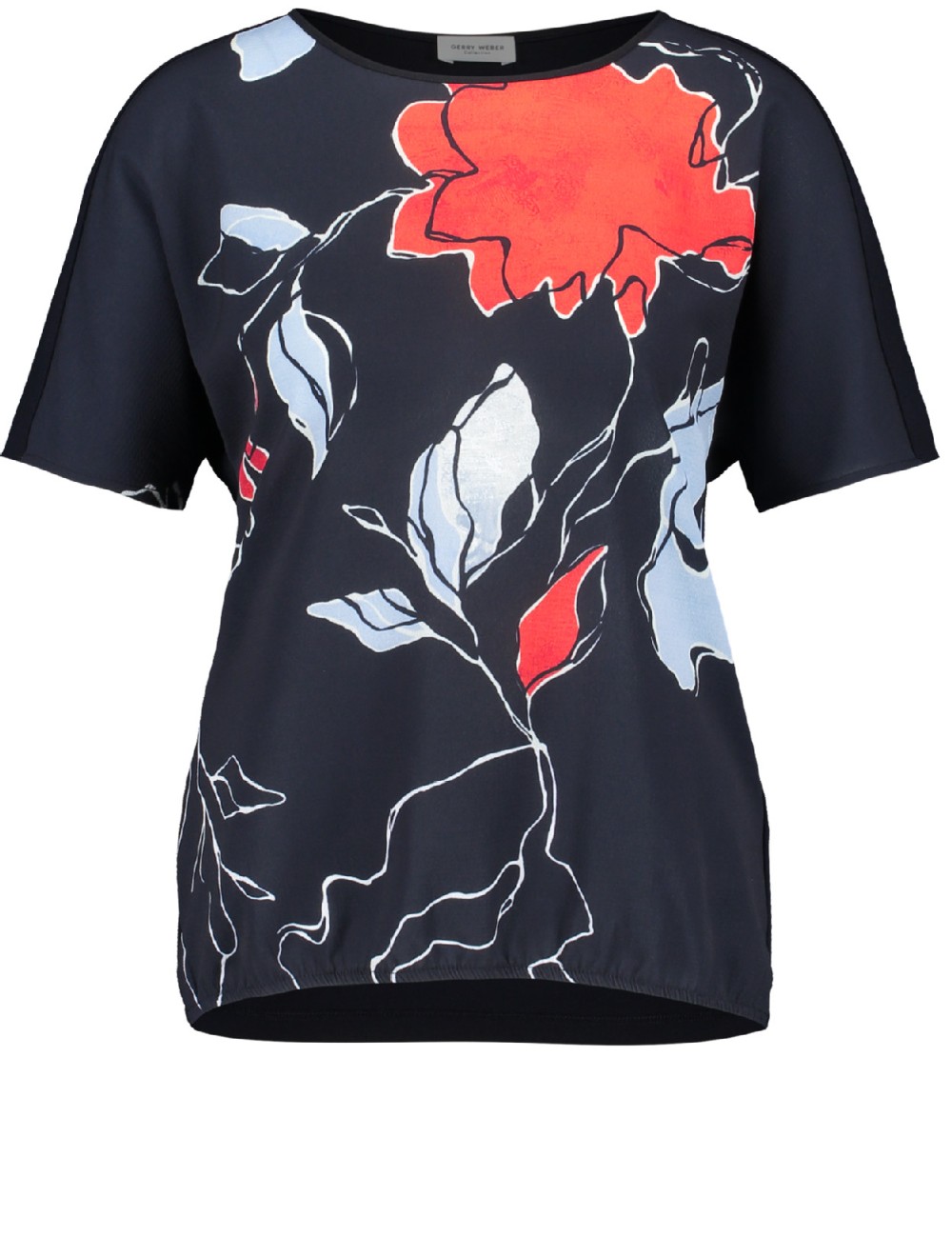 

Футболка Gerry Weber XXL Темно-синяя 370218.35018