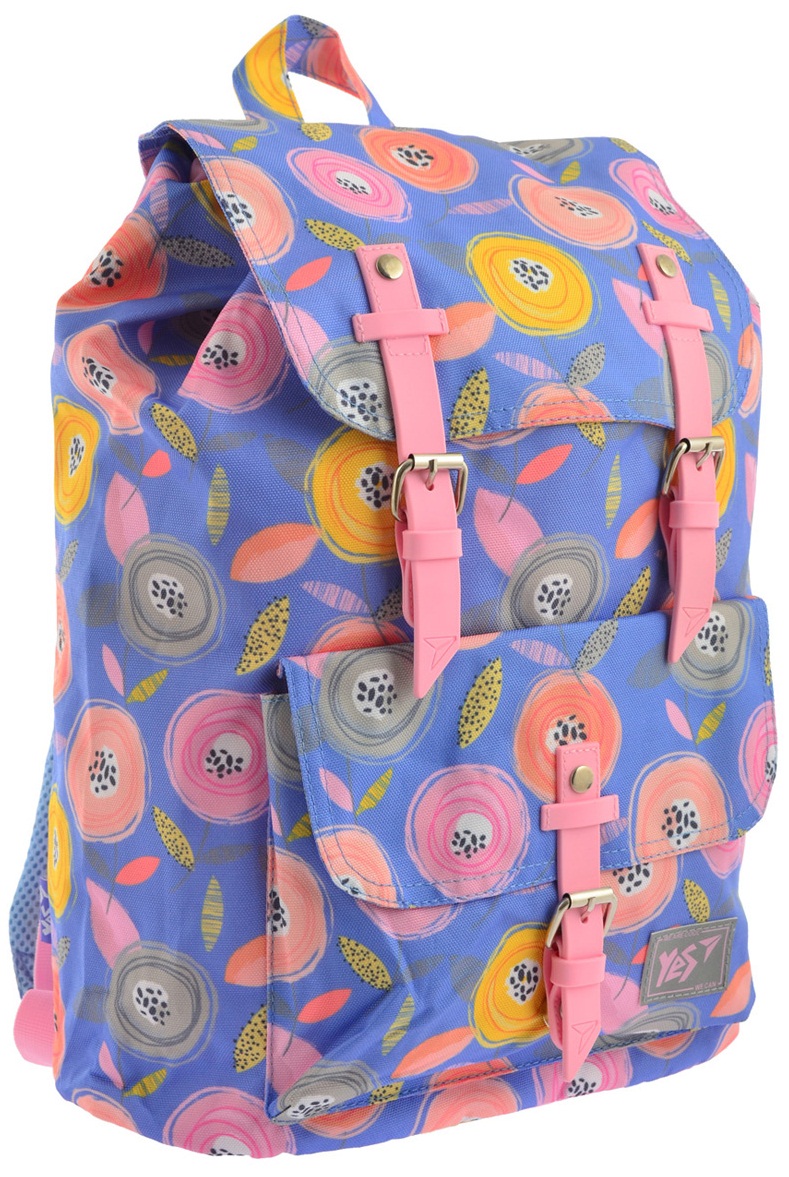 

Рюкзак молодежный Yes Daisy 0.4 кг 27х39х13 см 15 л (557291)