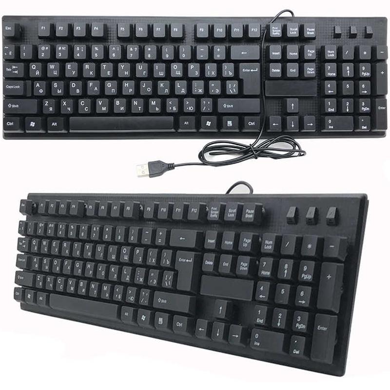 

Клавиатура USB TJ-818/H-880 Black