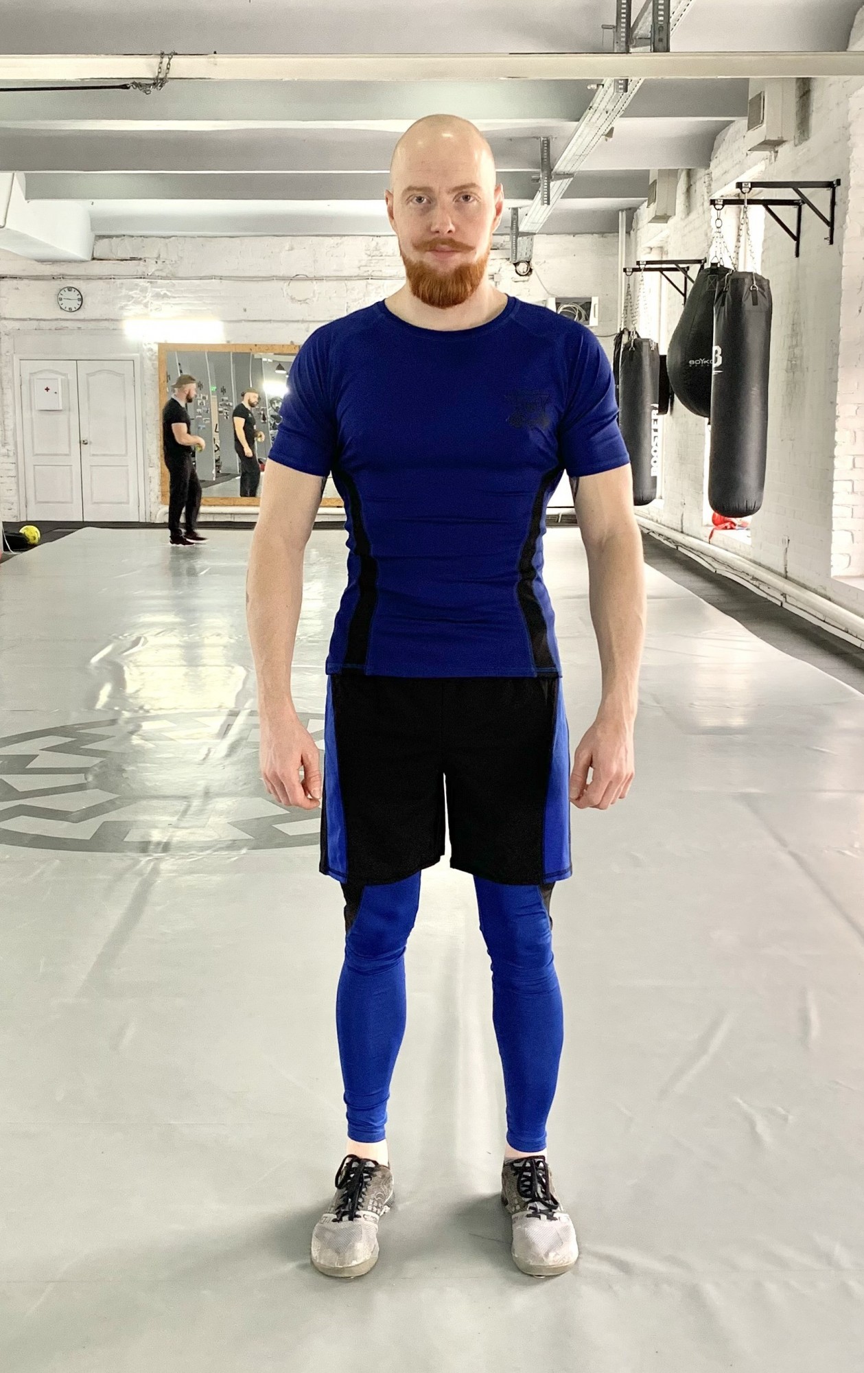 

Мужской спортивный комплект (Рашгард+тайтсы+шорты) Armm b-blue 3.0 FitU L Синий 000151313