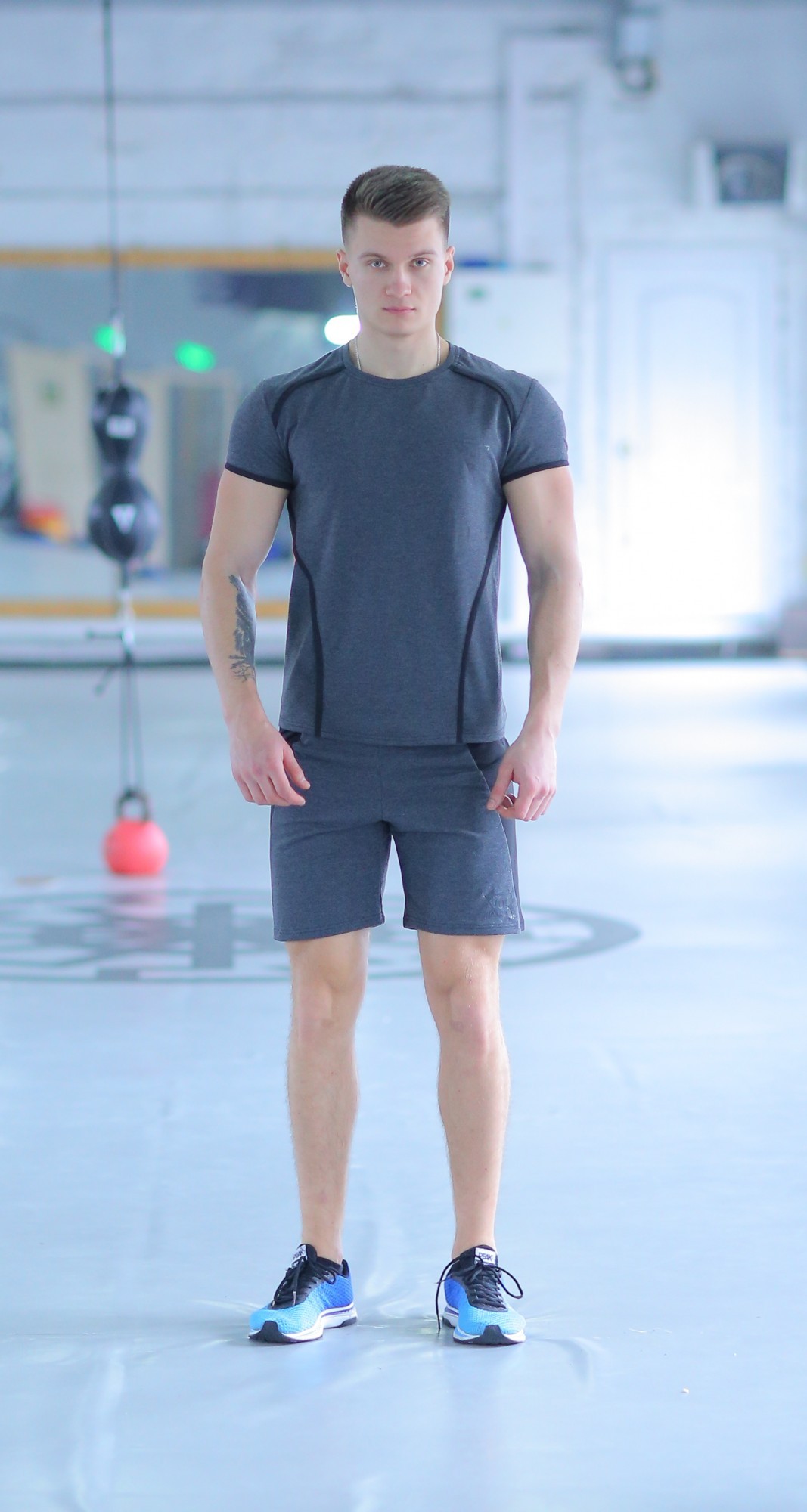 

Мужской спортивный комплект Glory gray 1,2 FitU L Серый 000150152