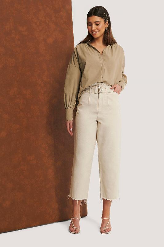 

Джинсы Regular Fit NA-KD 1660-000001-0140 XXS Бежевый 63734