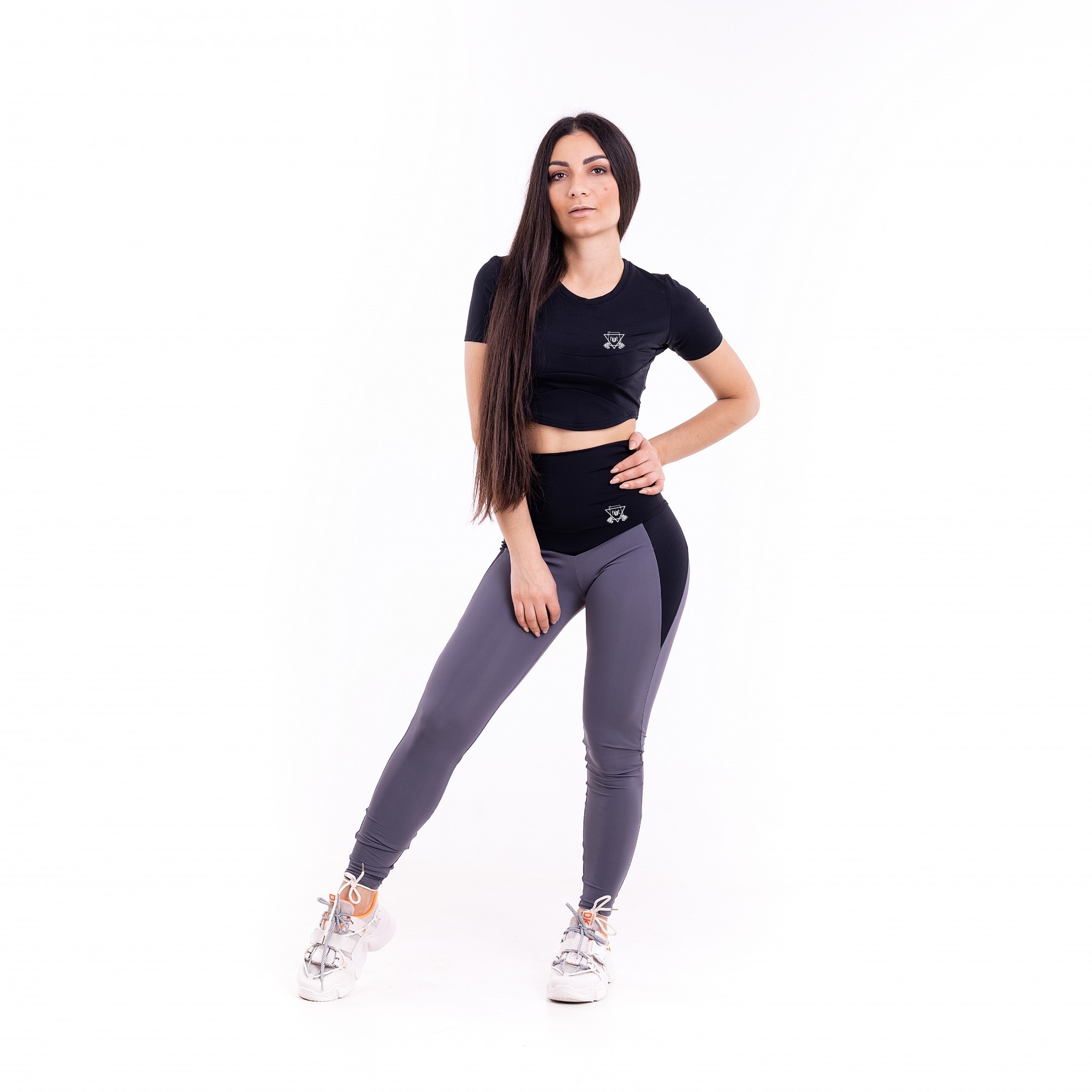 

Женский спортивный костюм (Футболка+леггинсы) 15 FitU XS Разноцветный 000151902