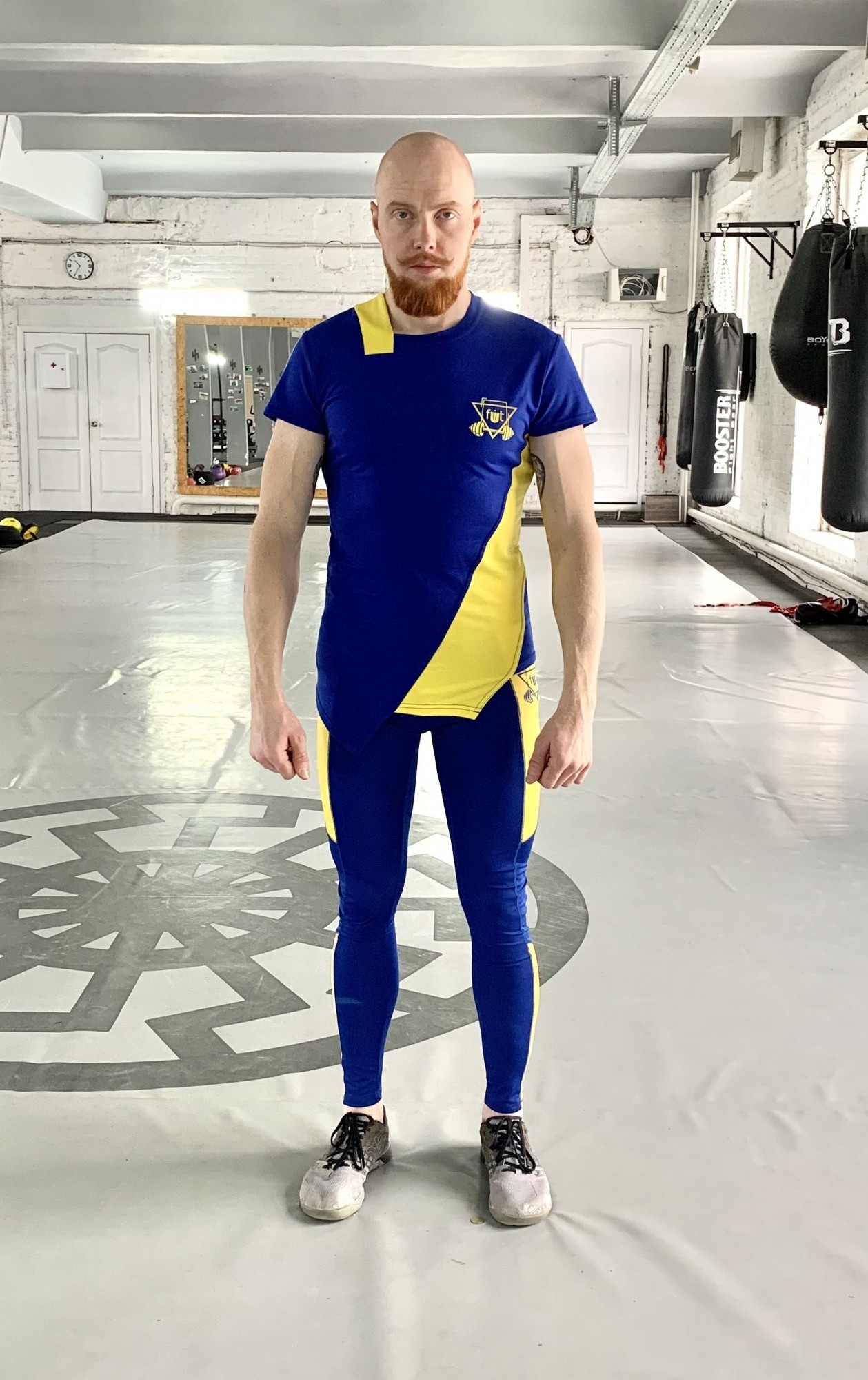 

Мужская спортивная футболка Grade y-blue FitU XL Синий 000151692