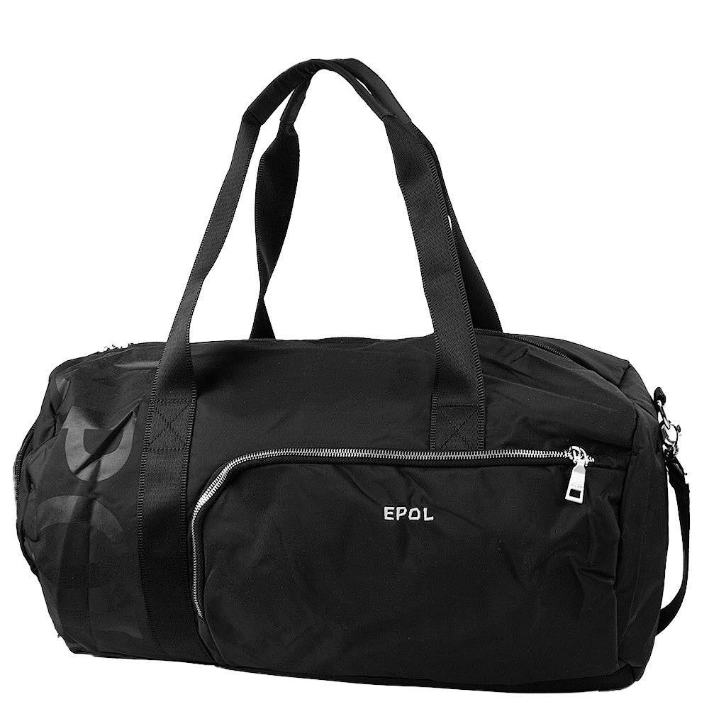 

Мужская дорожная сумка (VT-6016-06-black) Epol 46х29х17 см Черный 000149243
