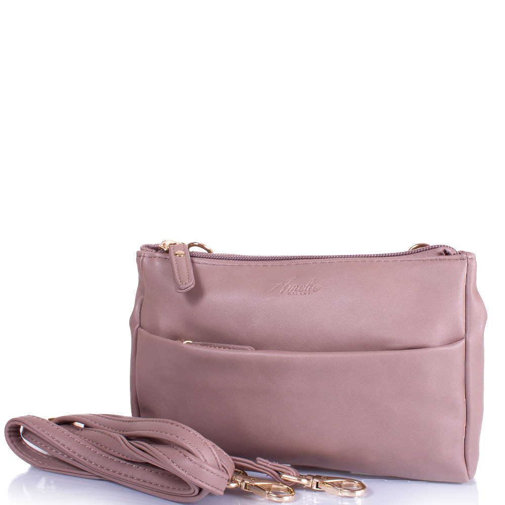 

Женская сумка-клатч (A991161-L.brown) Amelie Galanti 20х13,5х3 см Розовый 000149238