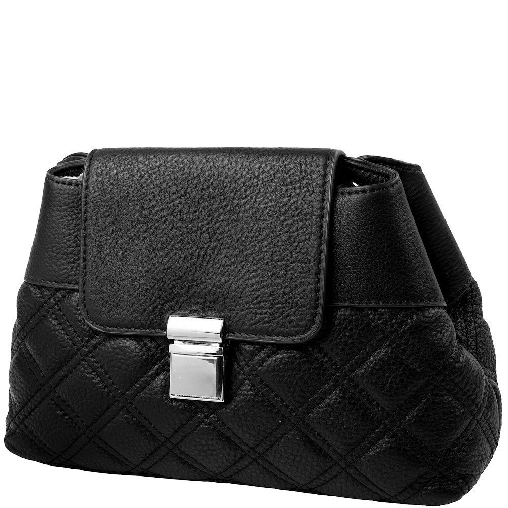 

Женская кожаная сумка ридикюль (VT-8373-black) Vito Torelli 26х17х7,5 см Черный 000149207