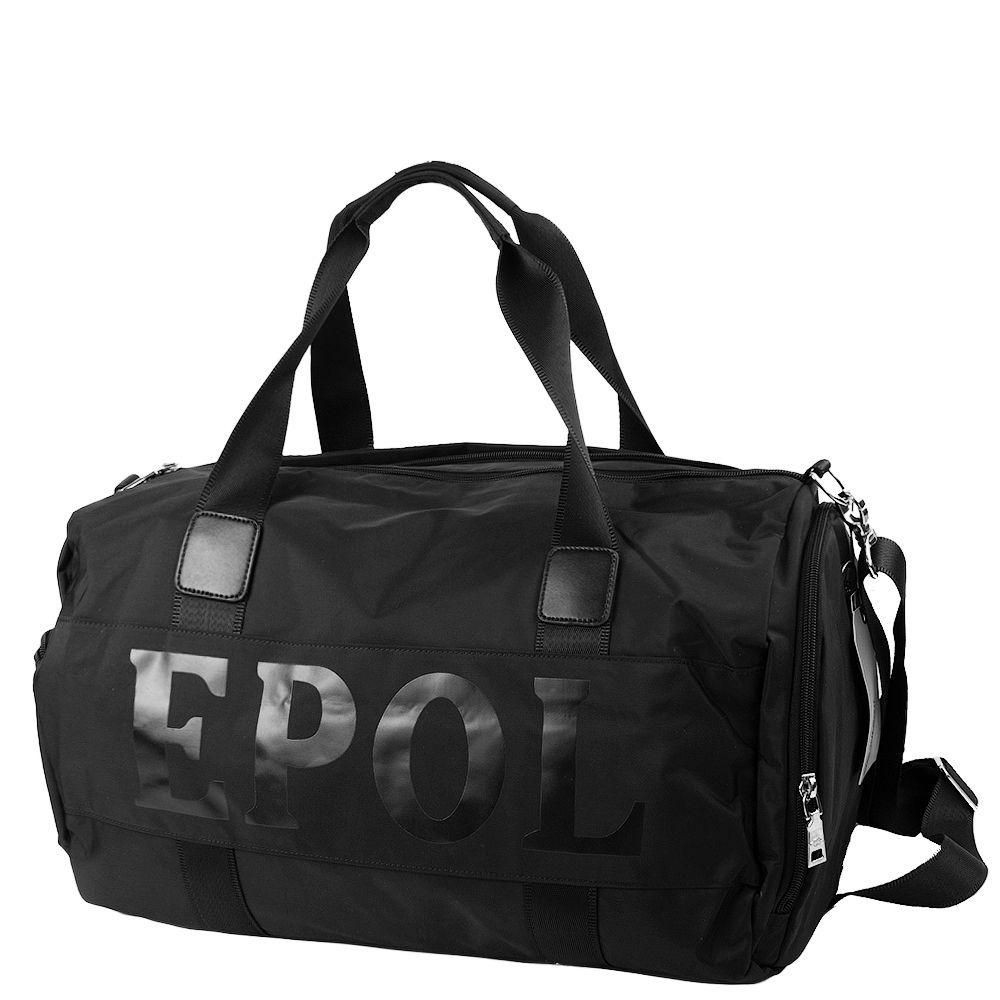 

Мужская дорожная сумка (VT-6016-12-black) Epol 47х34х21 см Черный 000149246