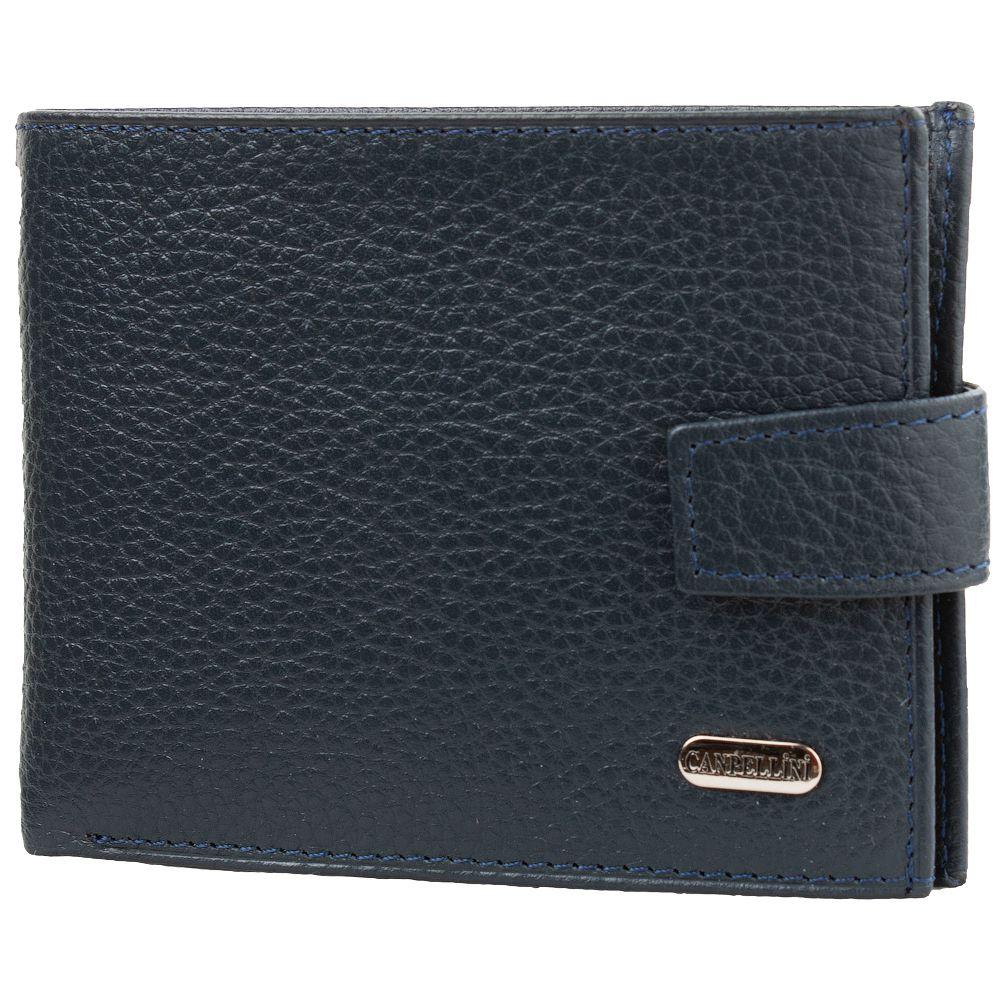 

Мужской кожаный кошелек (SHI503-241) Canpellini 12х9,5х2,5 см Синий 000148750