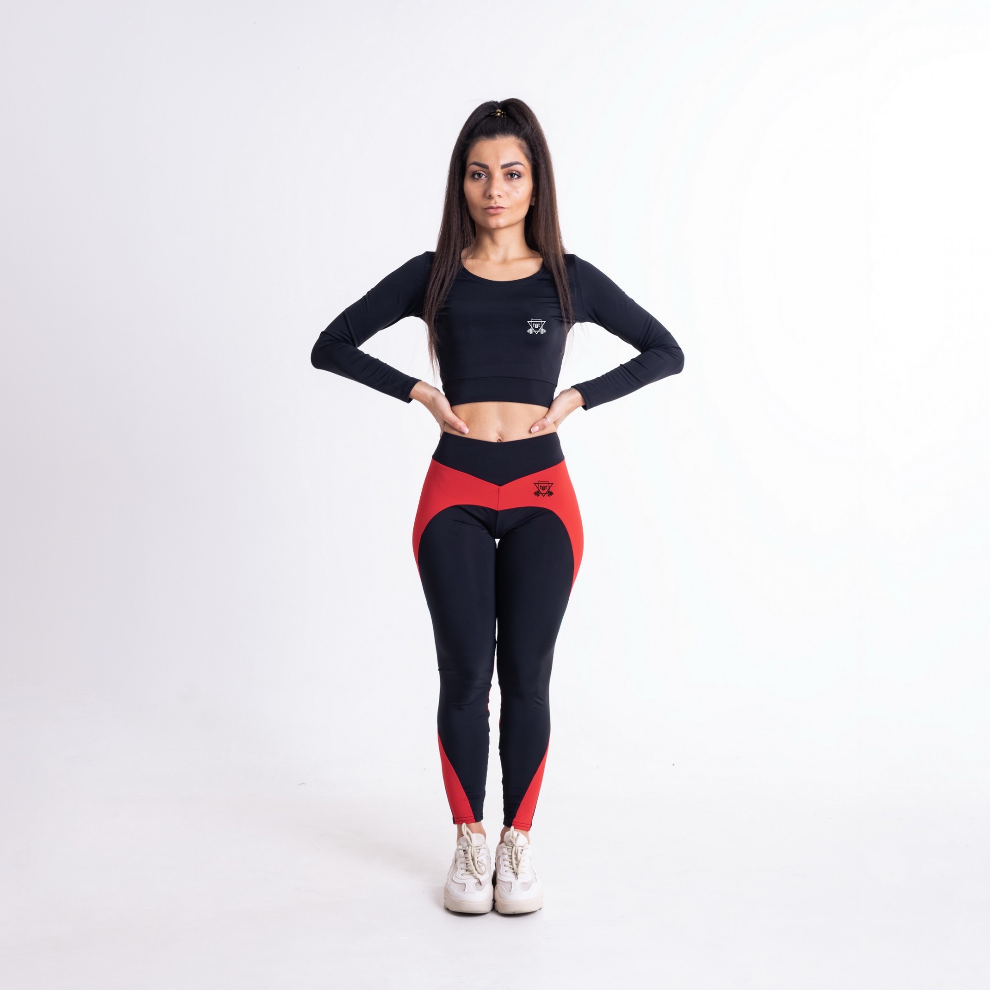 

Женские спортивные леггинсы Сердечко FitU XL Разноцветный 000150466