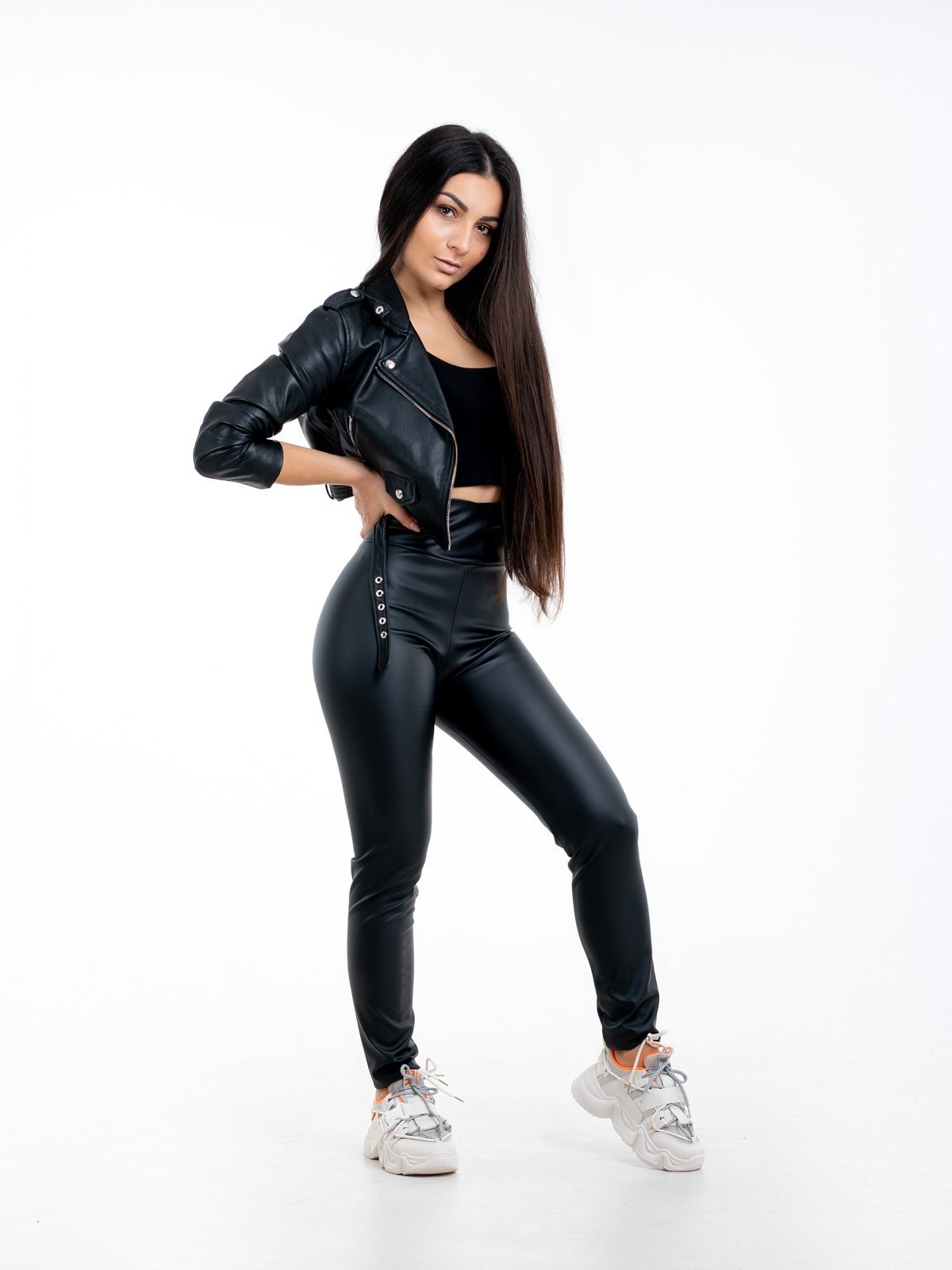 

Женские спортивные леггинсы Eco FitU M Черный 000151781