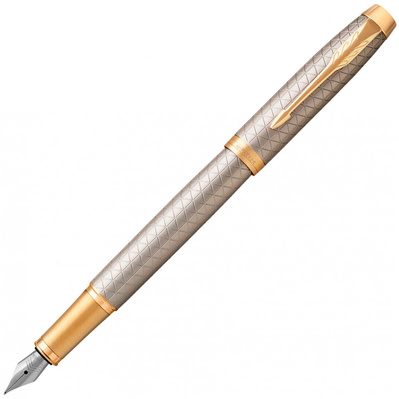 

Ручка перьевая Parker IM Premium Warm Silver (24111)