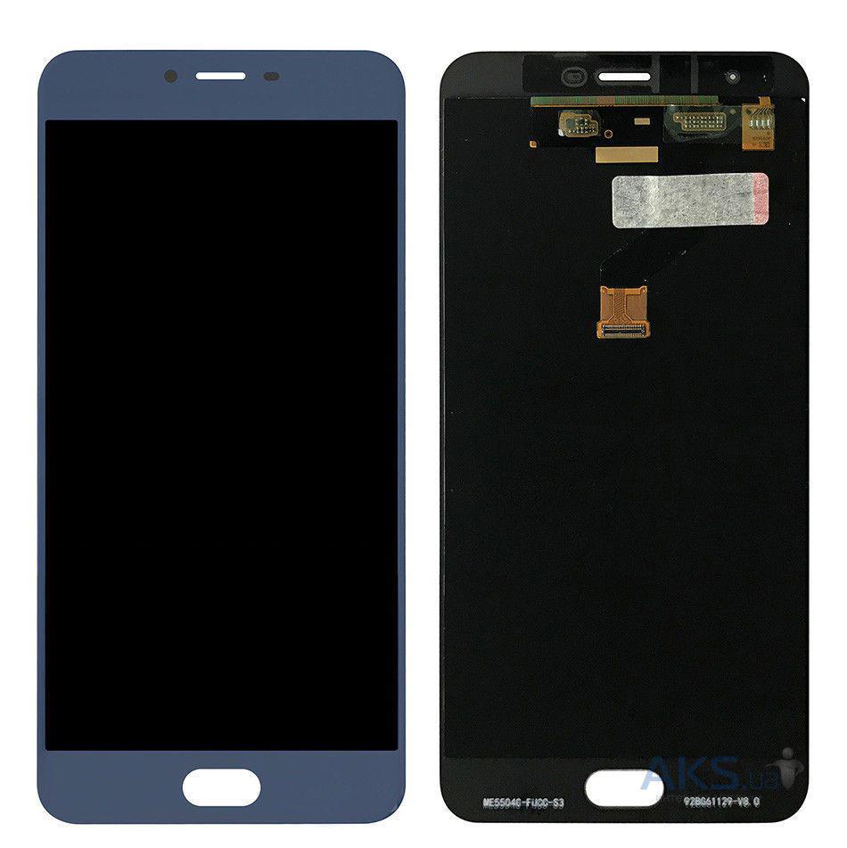 

Дисплей (экран) для Meizu M3x (M682) + тачскрин, синий High Copy