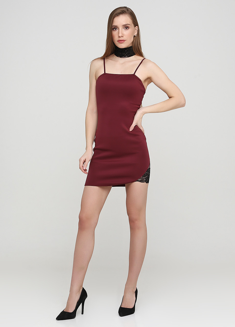 

Платье Missguided бордовое, Платье Missguided бордовое 36