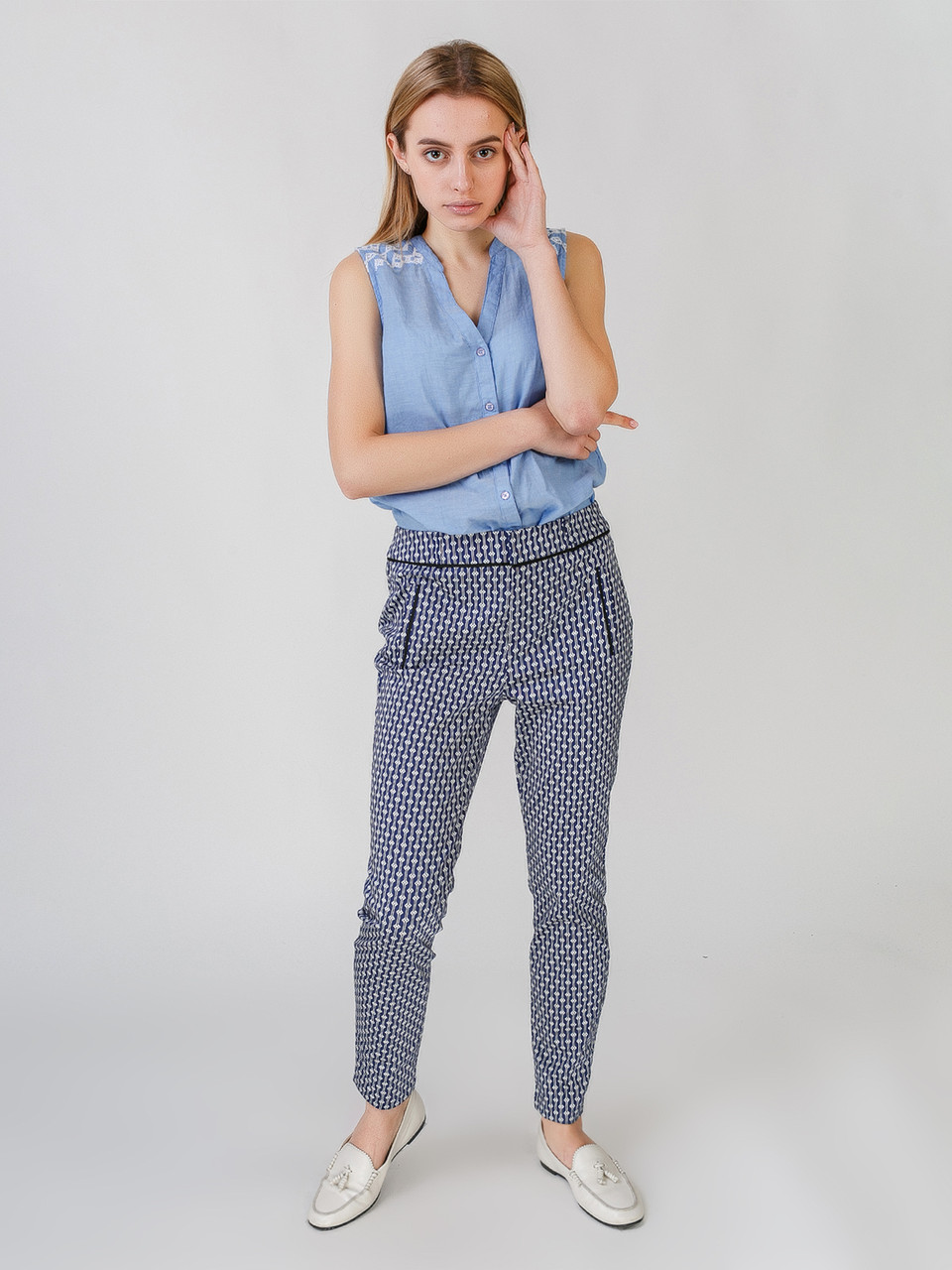 

Брюки Vero Moda сие-белые, Брюки Vero Moda сие-белые 27