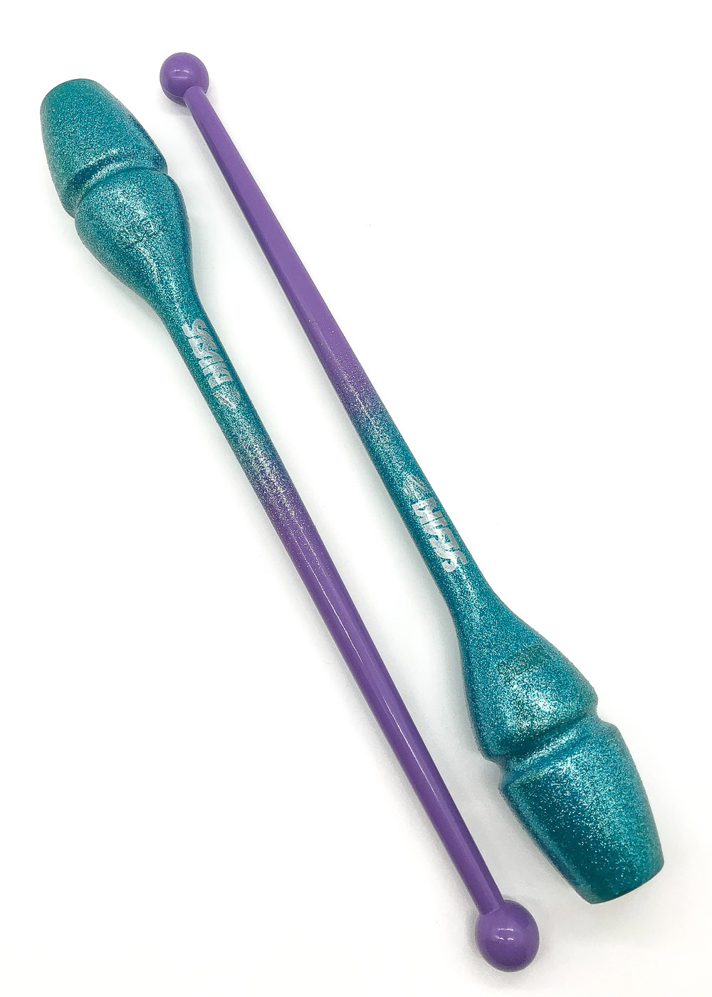 

Булавы для гимнастики SASAKI NEW FIG M 34JKGH резина 40.5cm 150g Purple x EmeraldBlue (SCJ34JKGH)