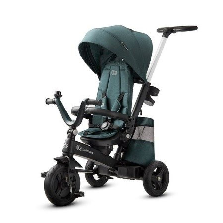 

Трехколесный велосипед Kinderkraft Easytwist Midnight Green