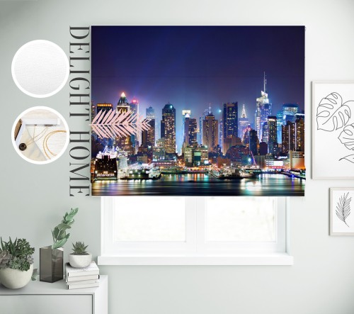 

Римская штора с фотопечатью 00-272 система Light I&H Блекаут Нова 120*170 см